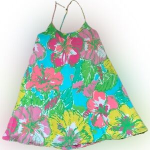 Lilly Pulitzer Floral Sundress - Pink, Green, Blue